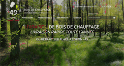 Desktop Screenshot of boisdechauffage-49.com